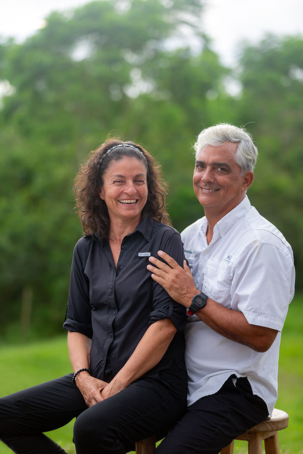 Reyna and Roberto - Your hosts in Galapagos Eco Luxury Villas - Sustainably in mind 