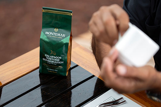 Montemar Galapagos Tortoise Conservation Coffee - An idea to support and preserve the habitat and tortoises 