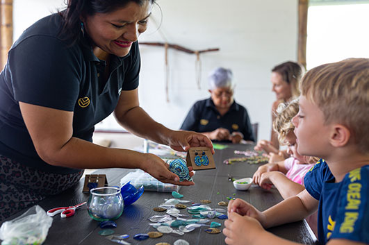 Children activities learning different hand made tasks taught  by our instructors